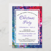 Invitation ÉTOILES DE NOËL | Hiver Abstrait | Fête (Devant)