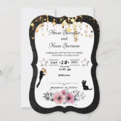 Invitation Étoiles de pluie (Devant)