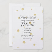 Invitation Étoiles d'or (Devant)