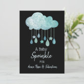 Invitation *~* Étoiles du nuage La pluie tombe sur l'invitati (Debout devant)