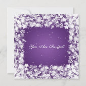 Invitation Étoiles élégantes d'éblouissement de Fête de la (Dos)