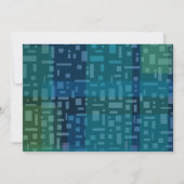 Invitation ÉTOILES EN CHUTE & CARRÉ Bar Bat mitzvah Invitatio (Dos)