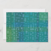 Invitation ÉTOILES EN CHUTE & CARRÉ Bar Bat mitzvah Invitatio (Dos)