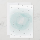 Invitation Étoiles, Fusée, Astronaute Baby Shower dans l'espa (Dos)