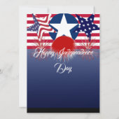 Invitation Étoiles patriotiques 4e juillet Fraprackers BBQ Pa (Dos)