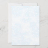 Invitation Etoiles personnalisées simples Bordure d'aquarelle (Dos)