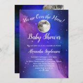 Invitation Étoiles pourpres de l'espace extra-atmosphérique s (Devant / Derrière)