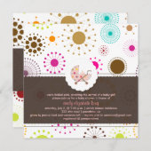 Invitation Étoiles rétro PixDezines, baby shower (Devant / Derrière)