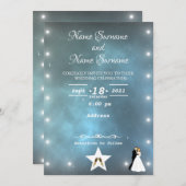 Invitation étoiles universelles (Devant / Derrière)