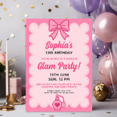 Invitation Étonnant Modèle d'anniversaire personnalisé en ver