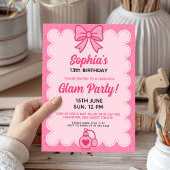 Invitation Étonnant Modèle d'anniversaire personnalisé en ver