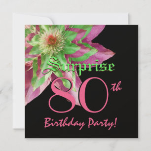 Invitation ÉTONNEZ la fleur verte rose W1445 du