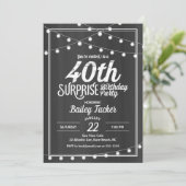 Invitation Étonnez le quarantième tableau de lumières de (Debout devant)