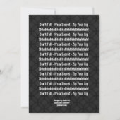 Invitation ÉTONNEZ le rouge blanc noir v3 du (Dos)