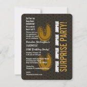 Invitation ÉTONNEZ n'importe quels noir et or A07 (Devant)