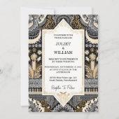 Invitation Être Africain Ghana Brown Traditionnel Nigeria Mar (Devant)