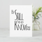 Invitation Être encore maintenant Vintatge Christian Inspirat (Debout devant)