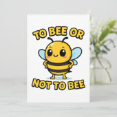 Invitation Être ou ne pas être abeille (Debout devant)