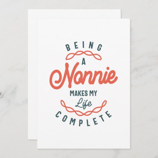 Invitation Être une nonne fait de ma vie la fête des mères (Devant / Derrière)