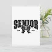 Invitation Étudiant de la promotion 2025 Vintage  (Debout devant)