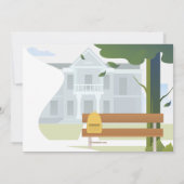 Invitation Étudiant de troisième cycle sur ordinateur portabl (Dos)