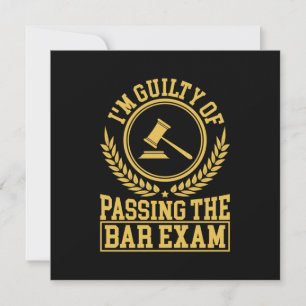 Invitation Étudiant Is Guilty of Passing The Bar Exam