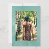 Invitation Eucalyptus Anémonique Célébration géométrique de l (Dos)