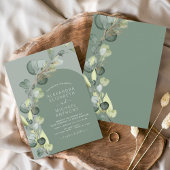 Invitation Eucalyptus Arch Mariage