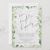 Invitation EUCALYPTUS & BERRY | Heureusement Jamais Après La (Devant)