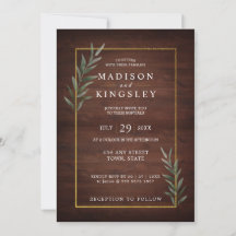 Eucalyptus Bois Rectangle de mur Mariage moderne