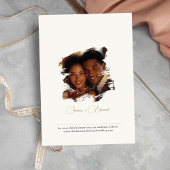 Invitation Eucalyptus Botanique Verdure & Or Mariage Photo