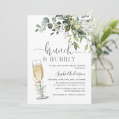Invitation Eucalyptus Brunch & Bubbly (Debout devant)