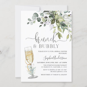 Invitation Eucalyptus Brunch & Bubbly