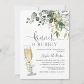 Invitation Eucalyptus Brunch & Bubbly (Devant)
