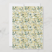 Invitation Eucalyptus Bubbles & Brews Fête des mariées café (Dos)