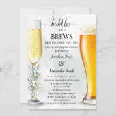 Invitation Eucalyptus bulles de verdure et brasse douche (Devant)