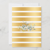 Invitation Eucalyptus bulles de verdure et brasse douche (Dos)