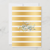 Invitation Eucalyptus bulles vertes Bourbon couples douche (Dos)