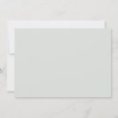 Invitation Eucalyptus Calendrier de verdure Enregistrer la da (Dos)