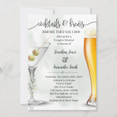 Invitation Eucalyptus Cocktails & Brews Couples Douche (Devant)