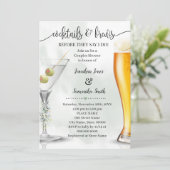 Invitation Eucalyptus Cocktails & Brews Couples Douche (Debout devant)