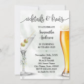 Invitation Eucalyptus Cocktails & Brews Couples Douche (Devant)