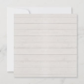 Invitation Eucalyptus de bois gris rustique Aquarelle (Dos)