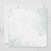 Invitation Eucalyptus de l'ours Baby shower d'aquarelle (Dos)