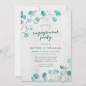 Invitation Eucalyptus et Marble (Devant)
