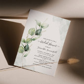 Invitation Eucalyptus Fête des mariées botanique verte