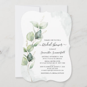 Invitation Eucalyptus Fête des mariées de feuillage