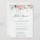 Invitation Eucalyptus Fête des mariées Feuille d'or (Devant)