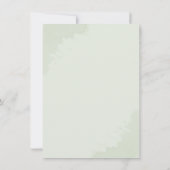 Invitation Eucalyptus Feuille Baby shower Bois de bois (Dos)