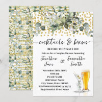 Eucalyptus Gold Cocktails et Brews Couples Douche